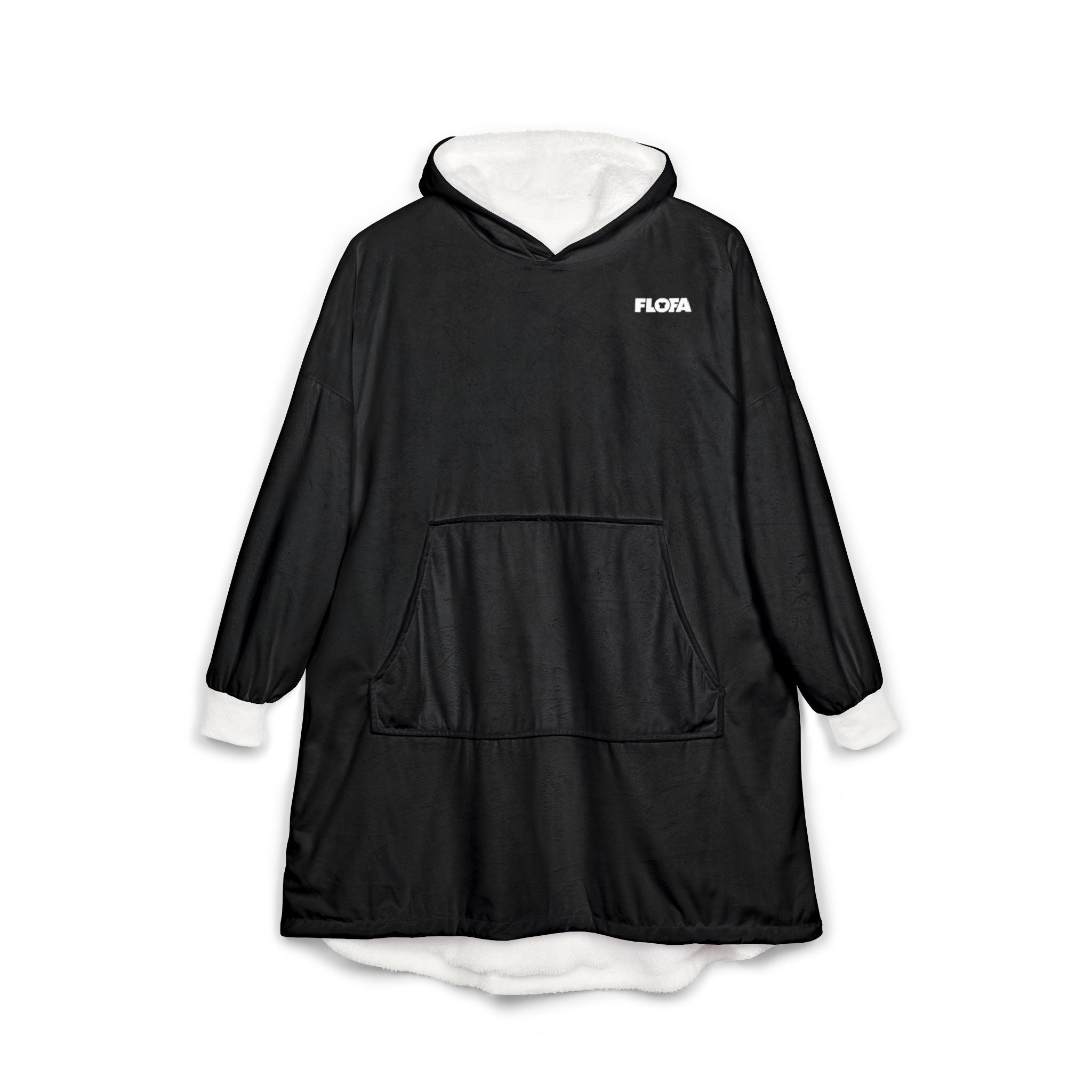 FLOFA Cozy Heavyweight Hooded Blanket in white