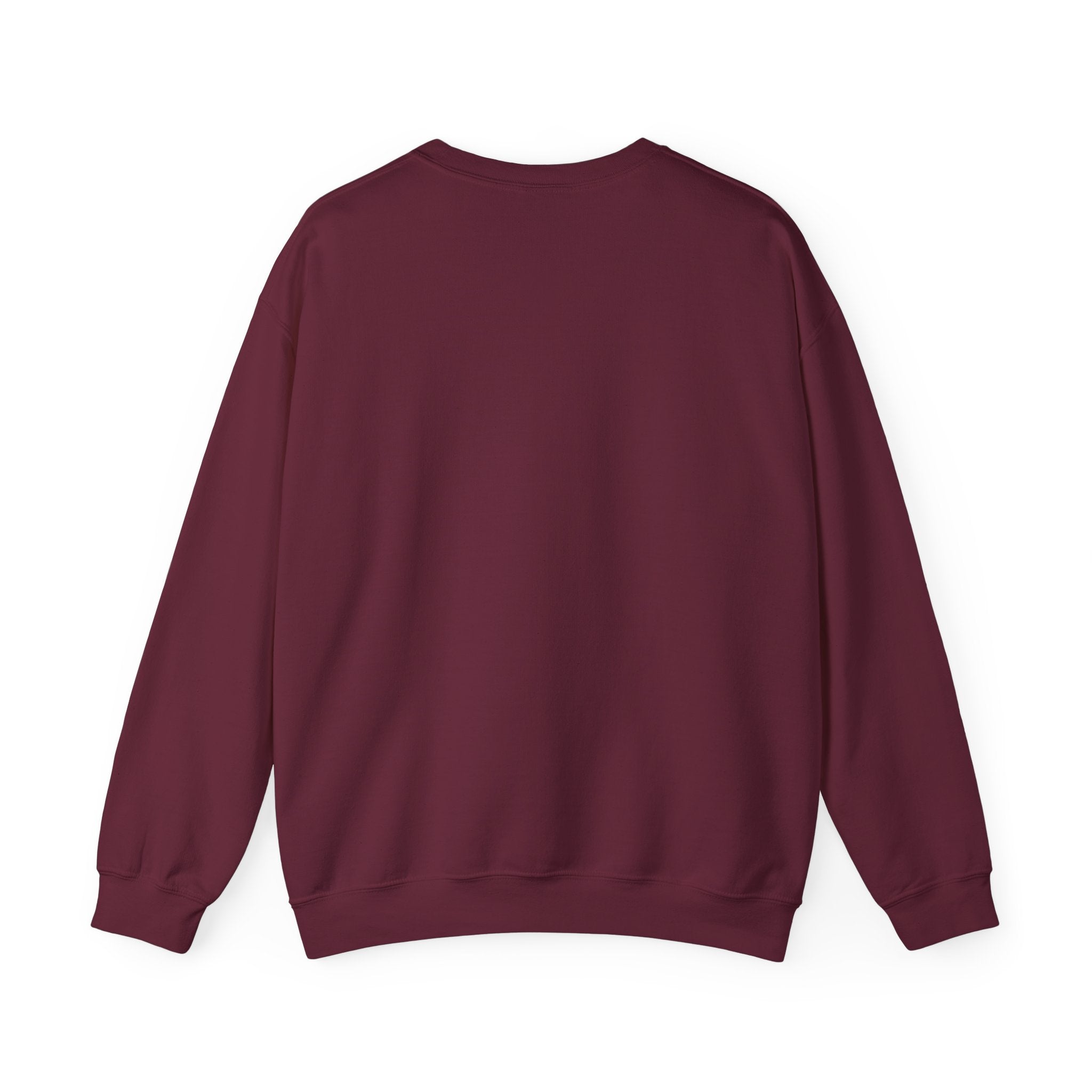 Heavyweight 2025 College Crewneck Sweatshirt in Maroon